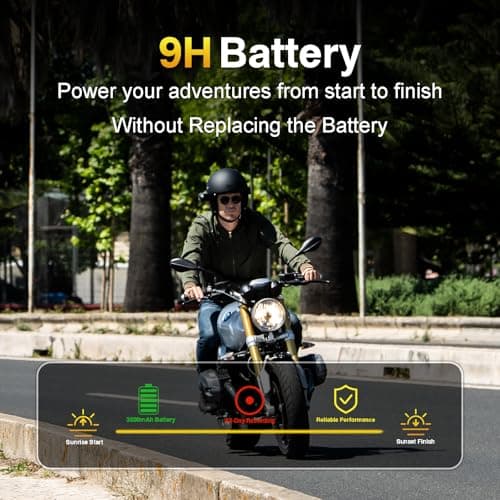 DRIFT Ghost XL Motorbike Action Camera 9hr Battery Record Your Entire Ride 140°POV 300°Rotating Lens IPX7 Waterproof 12MP APP Control Easy Mount Everywhere Fit for Helmet, Bicycle — view 2