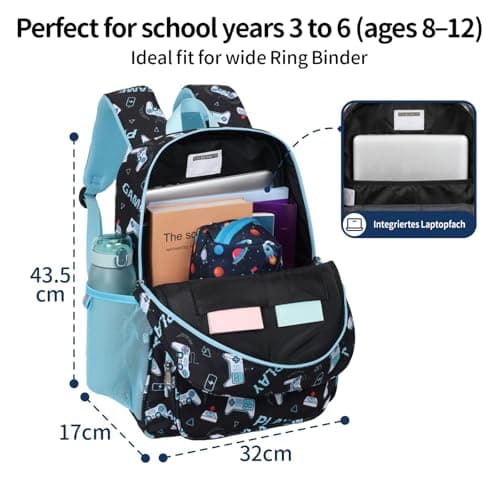 Bagseri School Bag for Boys 8-12 Years - Rucksack for Primary School — view 2