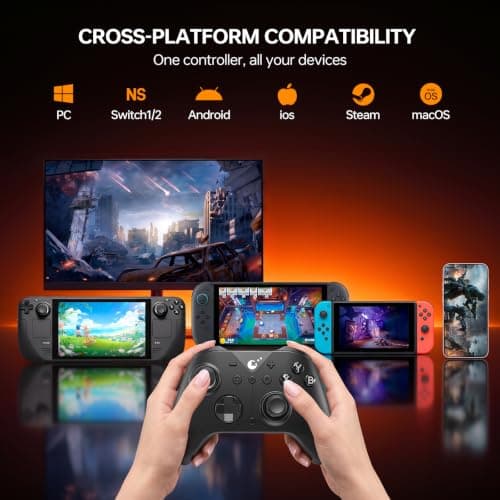GuliKit ES MAX Gaming Controller,Fast Bluetooth Wireless & Wired Gamepad — view 3
