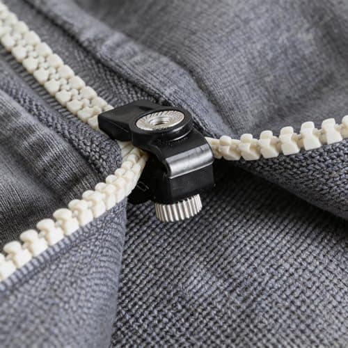 QIHAWN 9Pcs 3 Sizes Zipper Repair Kit, Black Metal Pulls for Bags Jackets — view 6