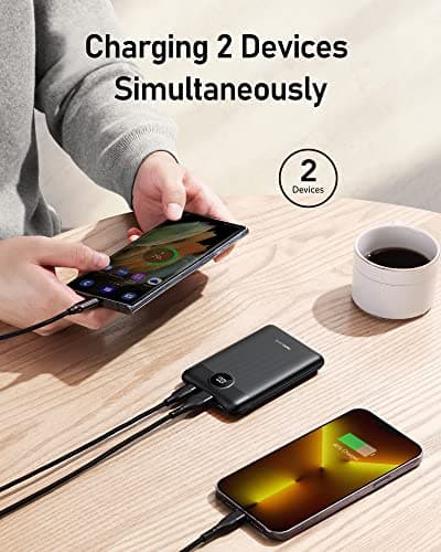 VEEKTOMX Power Bank Fast Charging, 10000mAh Mini USB C Portable Charger — view 4