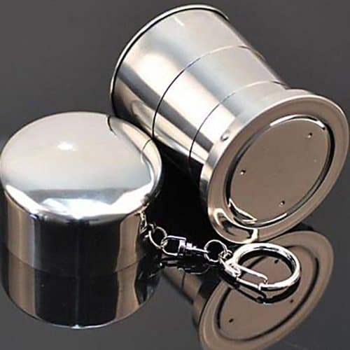 75ML Mini Stainless Steel Portable Travel Foldable Collapsible Cup Telescopic Cups — view 4