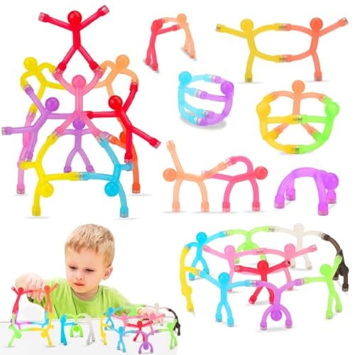 10Pcs Magnetic Travel Toys, Magnets Men for Kids, Cute Magnetic People Airplane Car Travel Essential, Fridge Magnets Fidget Toys, for Adults Kids