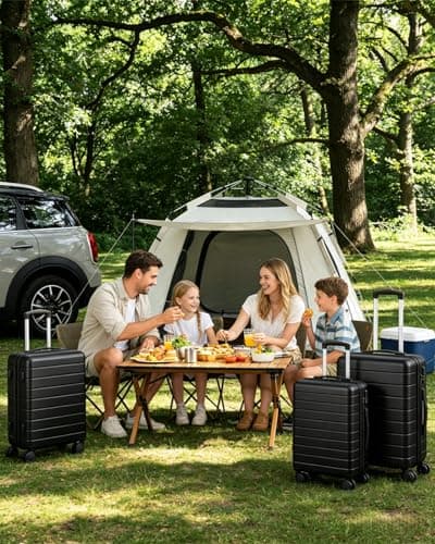 Shavont 3 Piece Suitcase Set Hard Shell Luggage Set with 4 Wheels — view 2