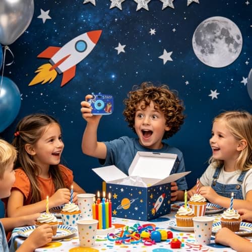 Camera Projector Keychain Space Astronaut LED Projector Backpack Decor — view 2