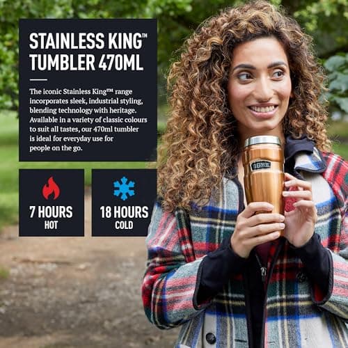 Thermos Stainless King Midnight Blue Tumbler (470ml) 7h Hot | 18h Cold — view 3