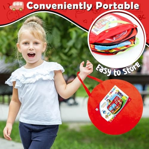 Britik Toys for 3-8 Year Old Boys Pop Up Truck Car Tent Kids Play Tent — view 5