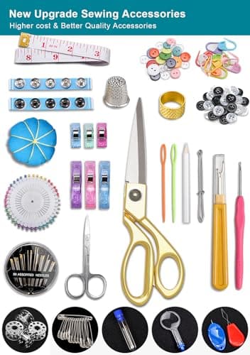 Sewing Needle Thread Kit Adults: Newly Upgraded 249 Pcs Professional Hand Sewing Supplies Kits - Large Sewing Kit for Adults Basic Starter Beginners Travel Emergency Sew Repair Set — view 6