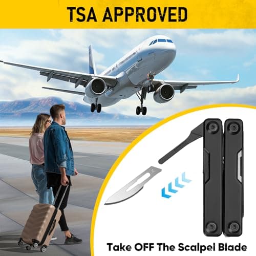 BIBURY Multitools, EDC Mini Pocket Tool, Foldable Pliers - BI2051AB Black — view 3