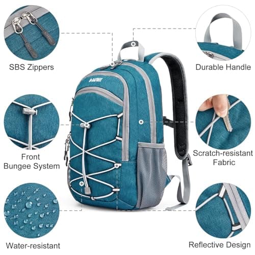 G4Free 12L Small Hiking Backpack RFID Mini Rucksack Compact Multipurpose Daypacks for Men Women Camping Walking Daytrip Travel — view 5