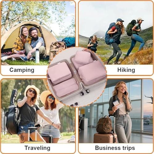 Packing Cubes 6 Pieces Lightweight Traveling Storage Pouch — view 5