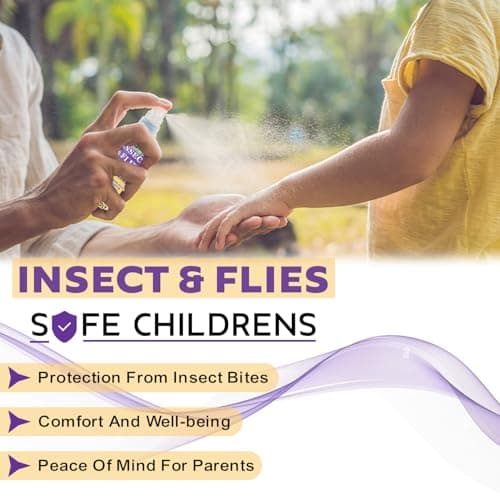DD Teck Insect Repellent with Lemongrass & Lavender Essential Oil Repellent Against Chiggers (Red Bugs), Fleas, Cutworms, Mosquitos, Moths, Spiders and Ticks for Body Oil Deet Free (10ml Spray) — view 2