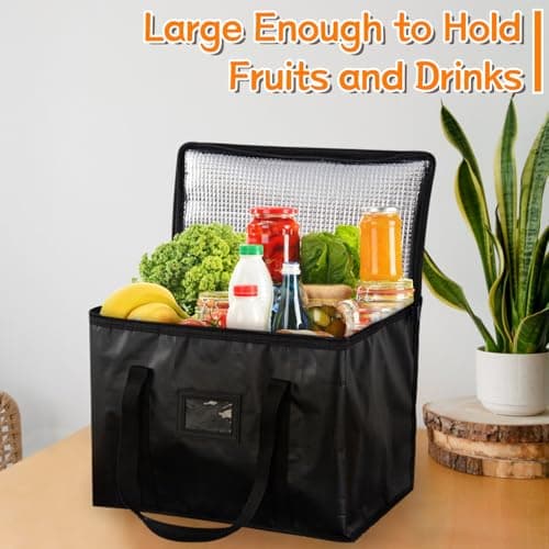 GwaOery Soft Cooler Bag 50L Insulated Picnic Thermal Food Delivery Bag — view 5