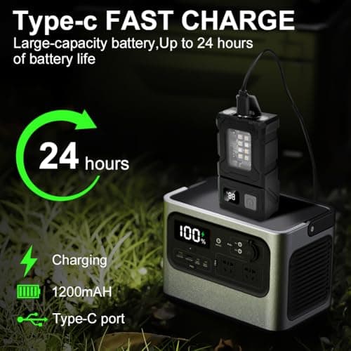 flintronic Small Torch, USB C Rechargeable Mini EDC Torch, COB Work Light — view 5