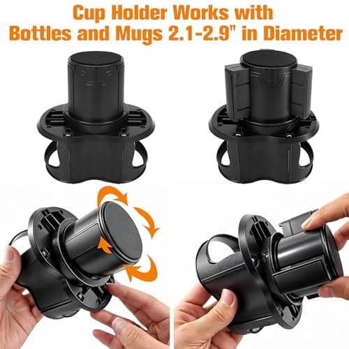 Xygobla 2 in 1 Universal Car Cup Holder Expander — view 3