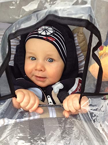 Playshoes Baby Travel Universal Pushchair Pram Stroller Rain Cover — view 3