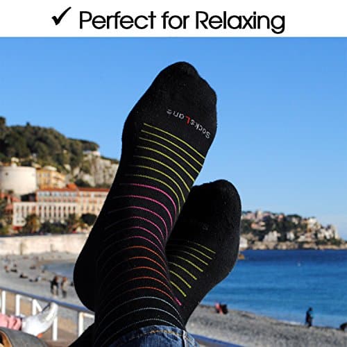 SocksLane Cotton Compression Socks 15-20 mmHg Class 1 Support Knee-High (Brown, Medium-Large) — view 5