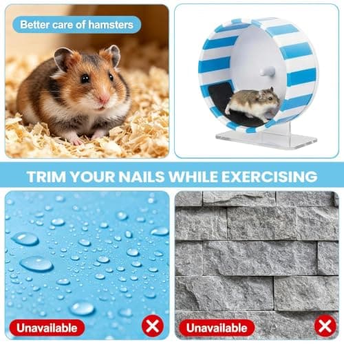 Hamster Wheel Strip | Anti-Slip Adhesive Sandy Strip | 500cm Hamster Wheel Nail Trimmer Tape | for Small Medium Senior Sugar Glider Squirrel Chinchilla Outdoor Indoor Cage Travel — view 5