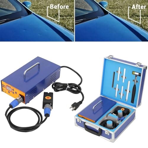 Paintless Dent Repair Kit, 1380W Magnetic Induction Heater Machine for Auto Body Removal, Portable PDR Tool and Suitcase Set — view 4