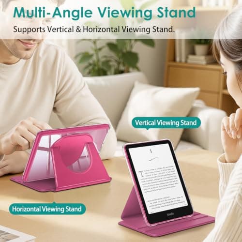 FINTIE Rotating Case for 7"Kindle Paperwhite 12th Gen 2024/Kindle Colorsoft — view 3