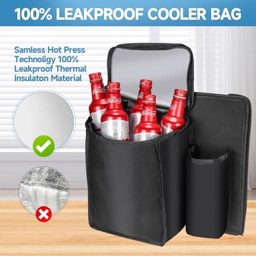 Einesin Car Boot Organiser, Seat Back Hanging Organisers with Built-in Cooler - Detachable Storage Modules with Zippers, Car Trunk Tidy Organiser Bag for SUVs, Vans — view 2