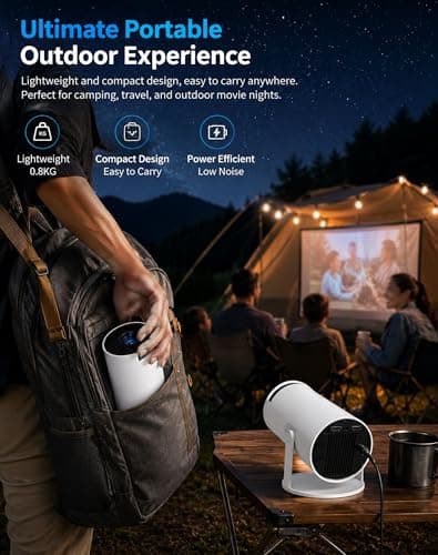 CineMaster Pro 4K Smart Projector Ultra HD Home Theatre — view 4