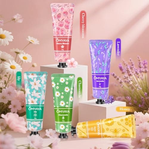 Hand Cream, 5x 30ml Hand Cream Gift Set for Women, Daily Moisturising Mini Hand Cream Working Hands, Deeply Hydrating, Perfect for Christmas Day,Gifts Idea for Her/Him — view 5