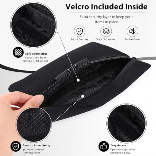 Smell Proof Bag with Combination Lock, Waterproof Travel Storage Pouch — view 4