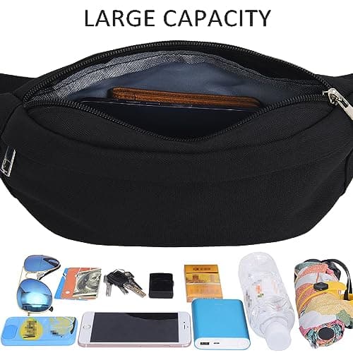 Waterproof Bum Bag Waist Fanny Packs Travel Hiking Outdoor Sport Money Hip Bag Pouch Pack Holiday Running Belt — view 3