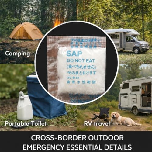 18pcs Camping Toilet Powder,Deodorizer for Survival Kits,Outdoor Use Gel — view 4