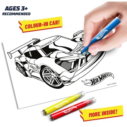 Hot Wheels Licenced Sticker Craft Activity Set, 40 Pieces, Age 3+ - 6 Pack — view 2