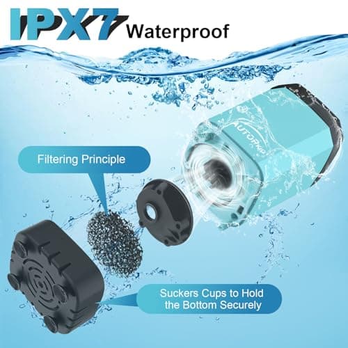 AUTOPkio Portable Camping Shower, Upgraded Rechargeable Outdoor Shower Pump — view 6