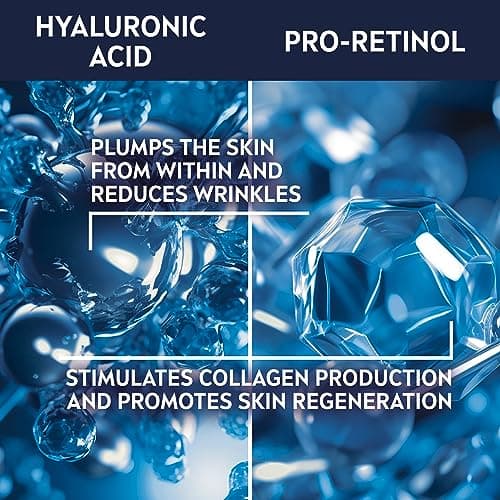 NIVEA MEN Anti-Age Hyaluron Face Moisturising Gel (50ml), Men's Moisturiser with Hyaluronic Acid and Pro-Retinol, Visibly Reduces Deep Wrinkles, Hydrates, and Firms Skin — view 3