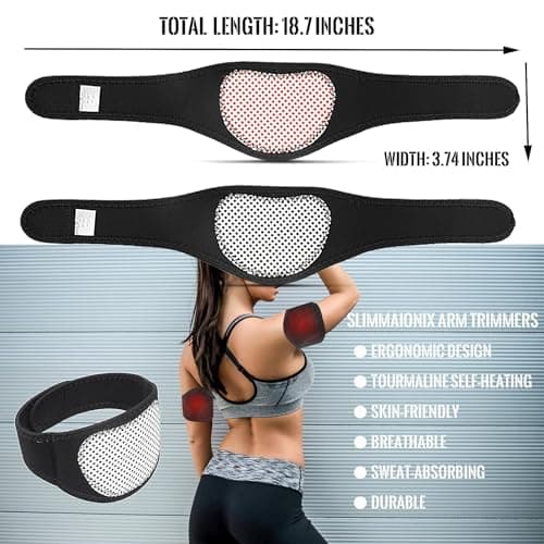 Magnetic Neck Support Brace, Self Heating Neck Pad with 5 Magnets, 2 PCS Adjustable Magnetic Thermal Neck Wrap Neck Warmer, Soft Cervical Collar Brace Neck Protectors for Men Women Neck Pain Relief — view 2