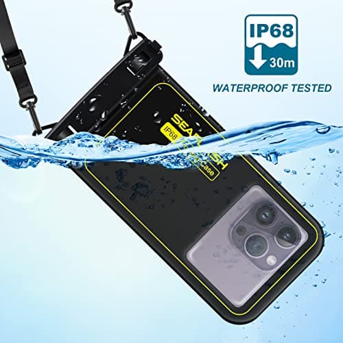 MR.LUYU Floating Waterproof Phone Pouch, IPX8 Dry Bag Case Up to 6.7" — view 3
