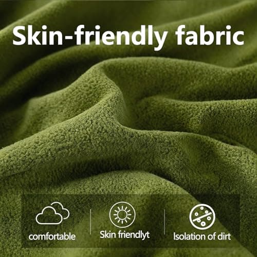 : GaoBangM Fleece Sleeping Bag Liner, Lightweight Envelope Camping Sheet — view 3