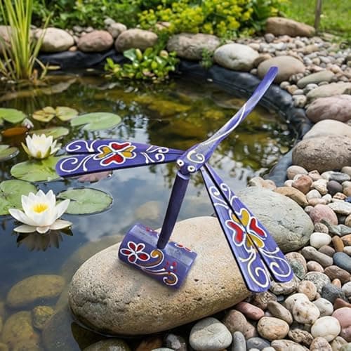 OSNIYAW Handcrafts Wooden Dragonflies Balancing Game Toy for Kids, Silver — view 6