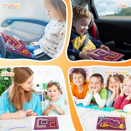 ddLUCK Sensory Activity Board for Autism ADHD, Fidget Toys for Kids Adults — view 3