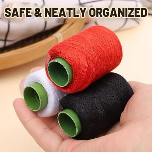 37PCS Sewing Needles Set, Sewing Kits for Adults, Multi-Purpose Needle Threaders, Portable DIY Hand Made Craft Set for Beginners, Needle and Thread Tool for Professional DIY Lovers — view 3