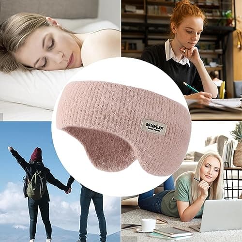 Rukjmqi Noise Reduction Ear Muffs Soundproof Earmuffs For Sleeping Faux Mink Hair Soft Noise Cancelling Ear Muffs Lightweight Ear Defenders For Kids Adults, Portable Winter Warm Noise Reduction Ea — view 4