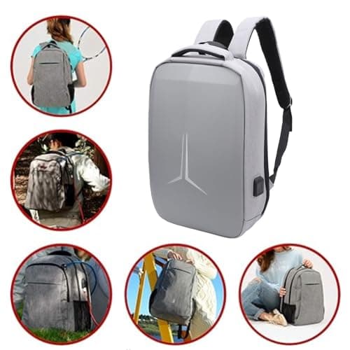 Mini Case, Anti Theft Laptop Bag Dish Router Mini Accessories with USB Charging Port — view 4