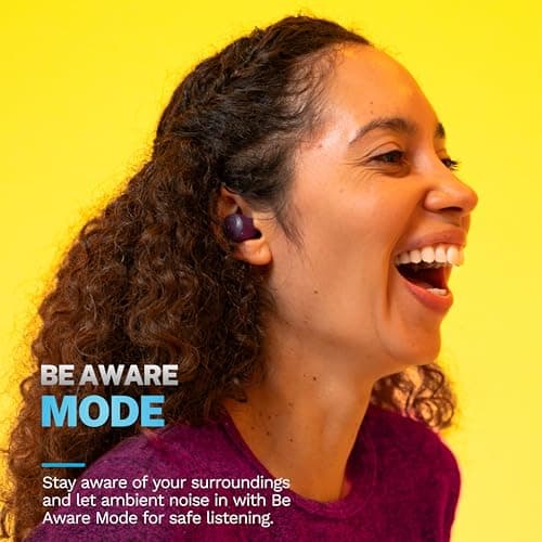 JLab Go Air Pop+ True Wireless Earbuds with Mic - Bluetooth, Violet — view 3