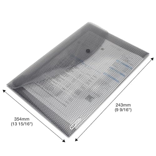 Rapesco 1259 ECO Recycled Security Popper Wallet, A4+, Pack of 5 — view 6