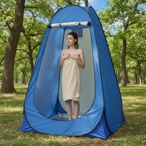 Denny International® Pop-Up Changing Tent Camping Outdoor Portable Shower Toilet Changing Room Tent with Good Ventilation Easy to Put Up and Take Down — view 5