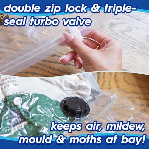 Harbour Housewares Vacuum Storage Bags - Extra-Large (90 x 120cm) — view 5