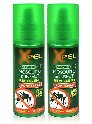 2x Xpel Mosquito Insect Fly Bite Repellent Tropical Formula Pump Spray 70ml