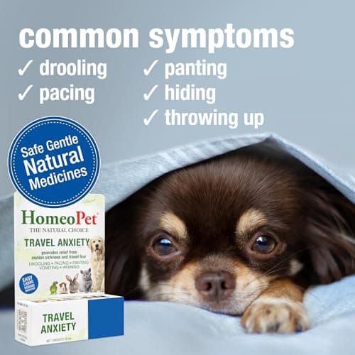 HomeoPet Travel Anxiety, Calming Relief for Dogs, Cats, and Other Small Animals, 15 Milliliters — view 3