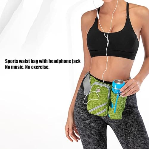 Fanny Bag Adjustable Workout Travel Fanny Wallet with Water Bottle Holder — view 5