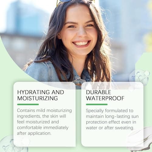 Cotton Soft Sun Stick SPF50+ PA++++ with Centella and Hyaluronic Acid - Lightweight Moisturising Facial Sunscreen for Sensitive Skin, Portable Solid Stick for Daily Protection and Application — view 5