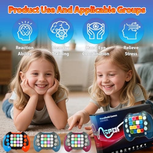 AYESY Handheld Console Smart Puzzle Game for Kids, Quick Push Pop Games — view 6